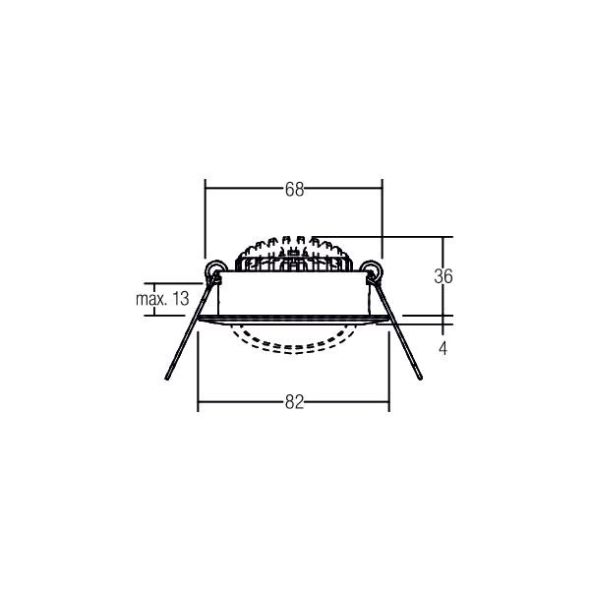 LED-Einbaustrahler 38363173