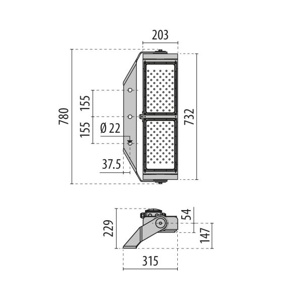 LED-Flutlichtleuchte 3116866