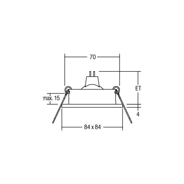 Einbau-Strahler weiß 00211107