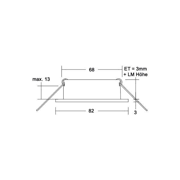 Einbaudownlight 27064170