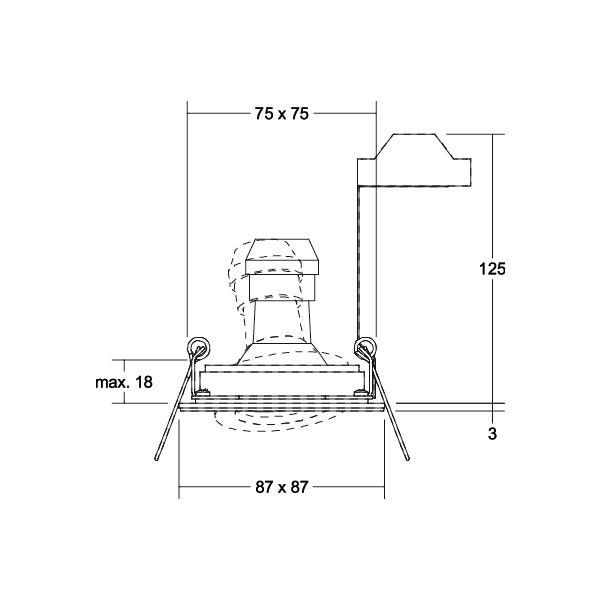 Einbaustrahler GU10 36357070