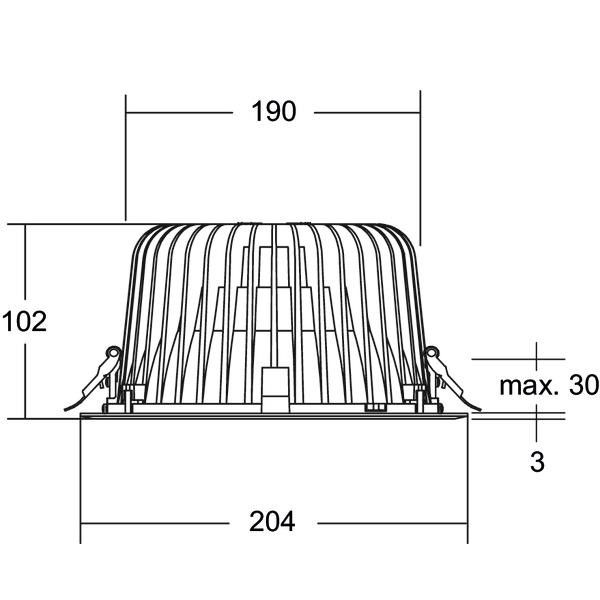 LED-Einbaudownlight 12550173