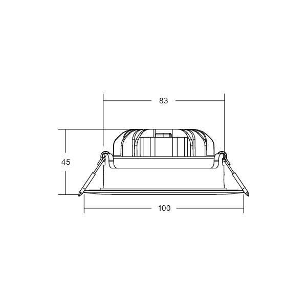 LED-Einbaudownlight 350 mA 12490153