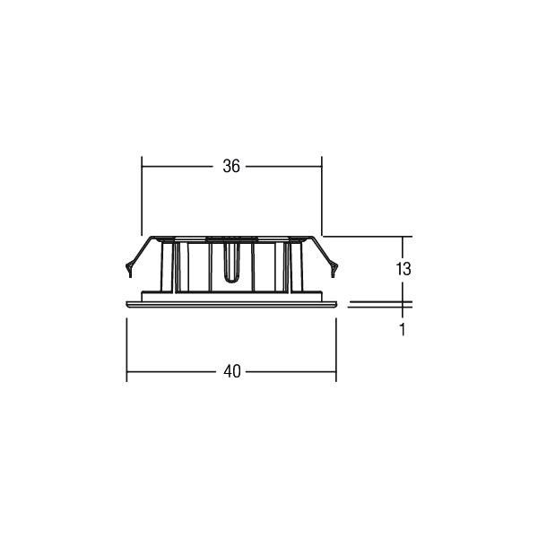 LED-Einbauleuchte 12V DC 12095263