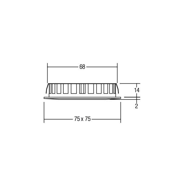 LED-Einbauleuchte 12V DC 12128023