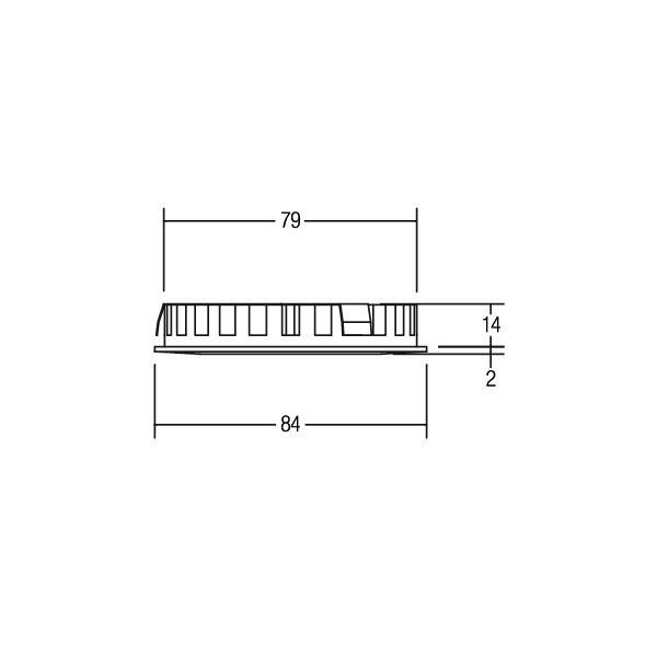 LED-Einbauleuchte 12V DC 12129153