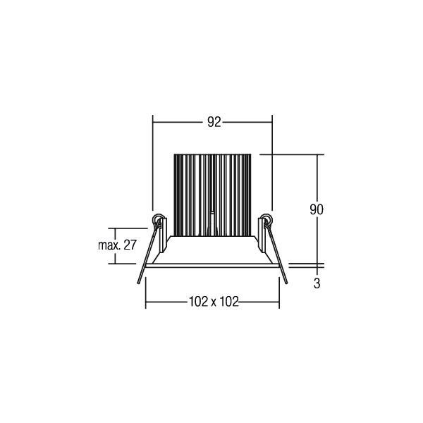 LED-Einbauleuchte 700mA 12408083