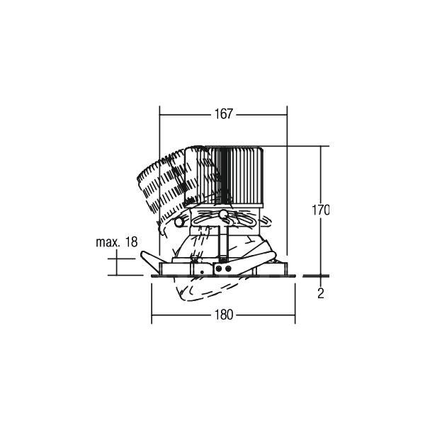 LED-Einbaurichtstrahler 89049427