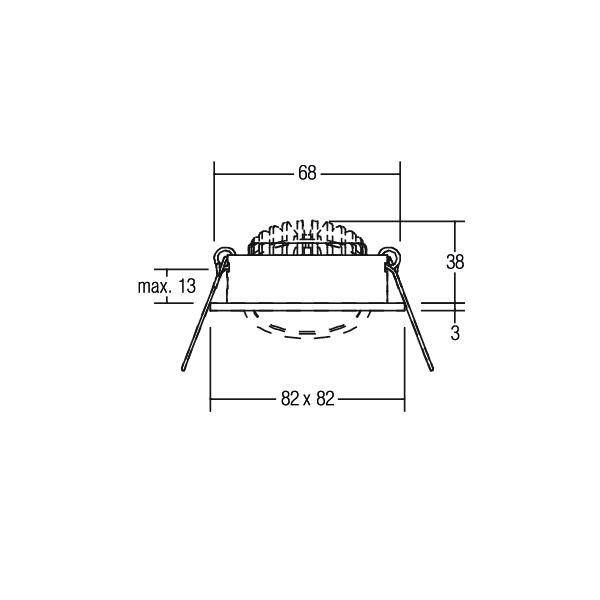 LED-Einbaustrahler 12362643