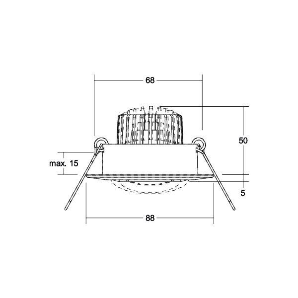 LED-Einbaustrahler 230V 39141023