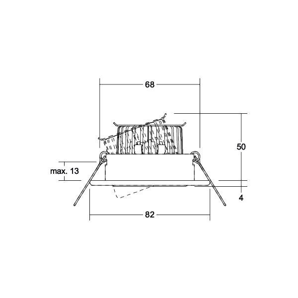 LED-Einbaustrahler 230V 39182073