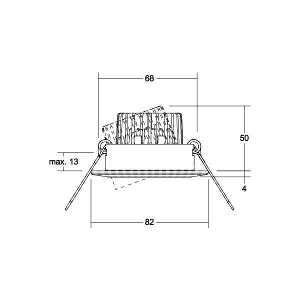 LED-Einbaustrahler 230V 39303073