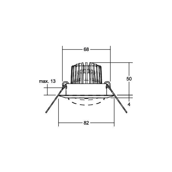 LED-Einbaustrahler 230V 39304073