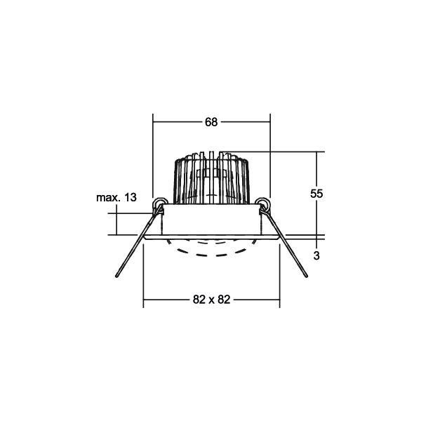 LED-Einbaustrahler 230V 39305073