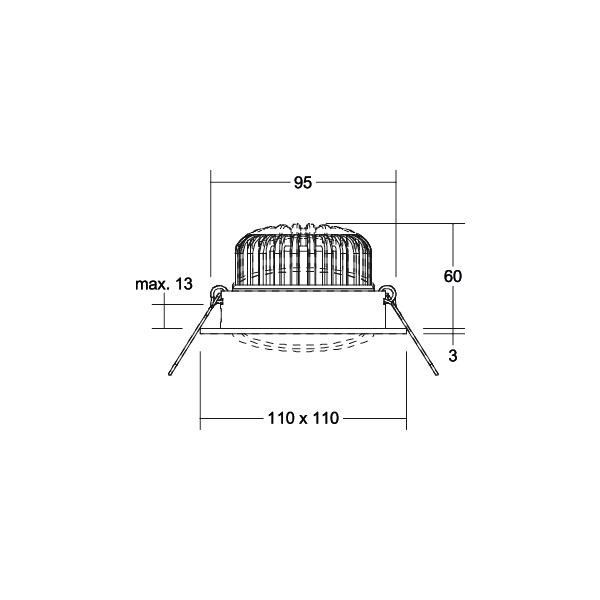 LED-Einbaustrahler 230V 39396084