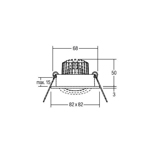 LED-Einbaustrahler 350 mA 12376073