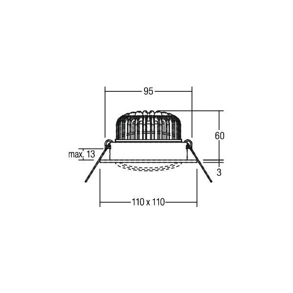 LED-Einbaustrahler 350 mA 12396073