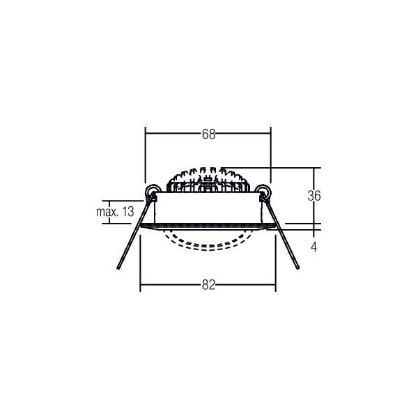 LED-Einbaustrahler 38363023