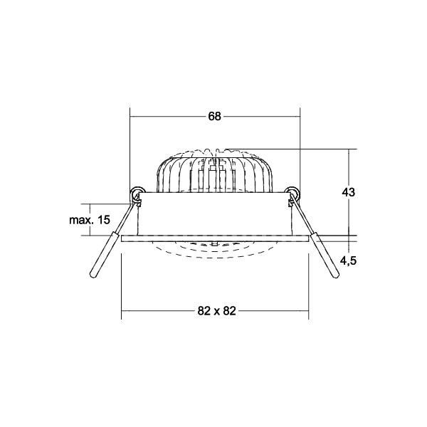 LED-Einbaustrahler 38399173