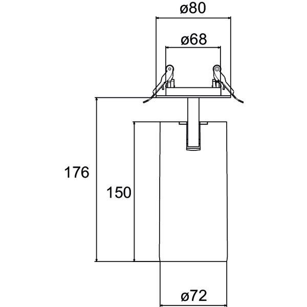 LED-Halb-EB-Richtstrahler 88803163