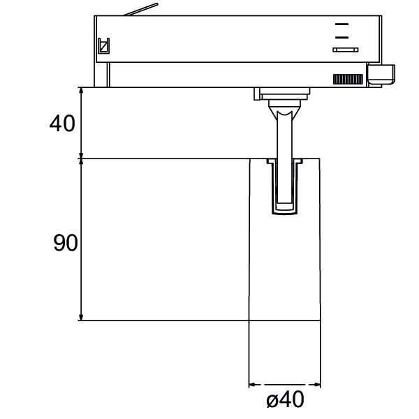 LED-Schienenstrahler 230V 88693164