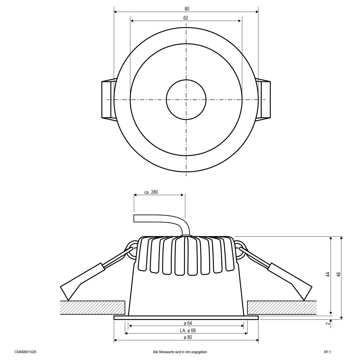 LED-Downlight C54N06011425