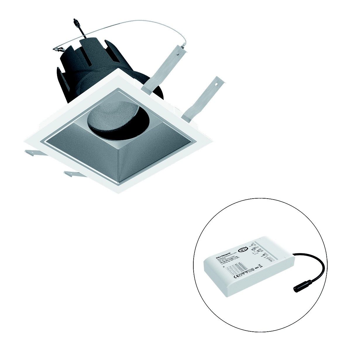 LED-Einbauleuchte modular F03R14SM3830L55D