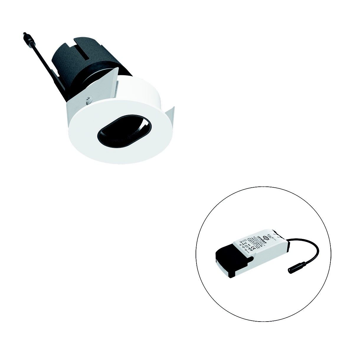 LED-Einbauleuchte modular F08RXXXM1327L24P