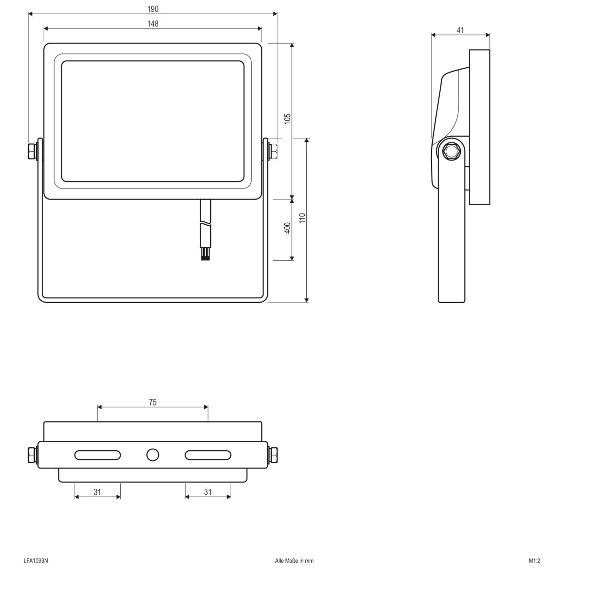 LED-Strahler RGB LFA1099N