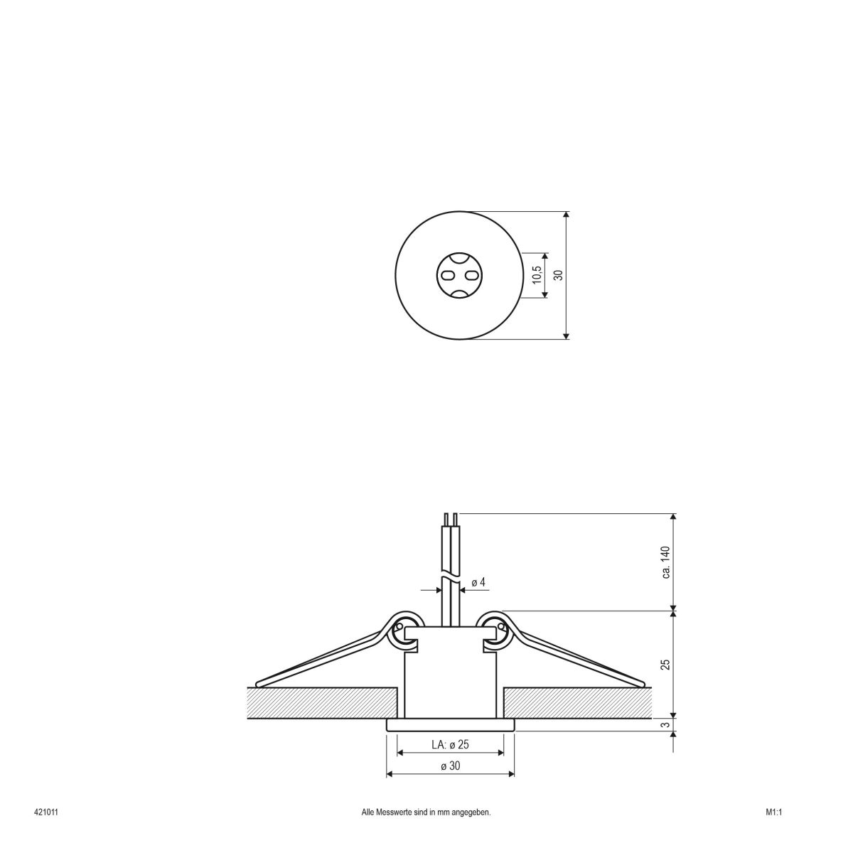 NV Lichtpunkt 421 011 chr