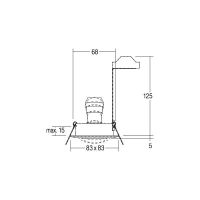 Einbaustrahler GU10 36142080