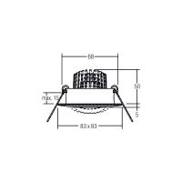 LED-Einbaustrahler d2w 39374153