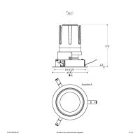 LED-Einbauleuchte modular F01R14SM2540L24D