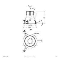 LED-Einbauleuchte modular F02R09AM0640L24D