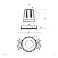 LED-Einbauleuchte modular F02R09AM3840L55P