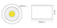 LED-Aufbaudownlight 1856676313