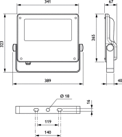 LED-Scheinwerfer BVP125LED120-4S/730S