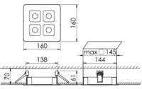 LED-Downlight MIREFA #SPG0330317AH