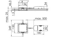 LED-Einbaustrahler QUADROP#SPG0320254AQ