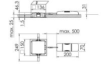 LED-Einbaustrahler QUADROP#SPG0330252AH