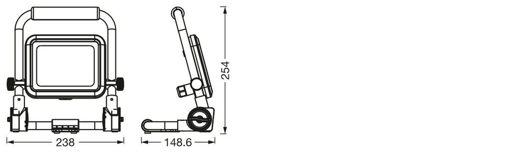 LED-Arbeitsleuchte LED W #4058075831230