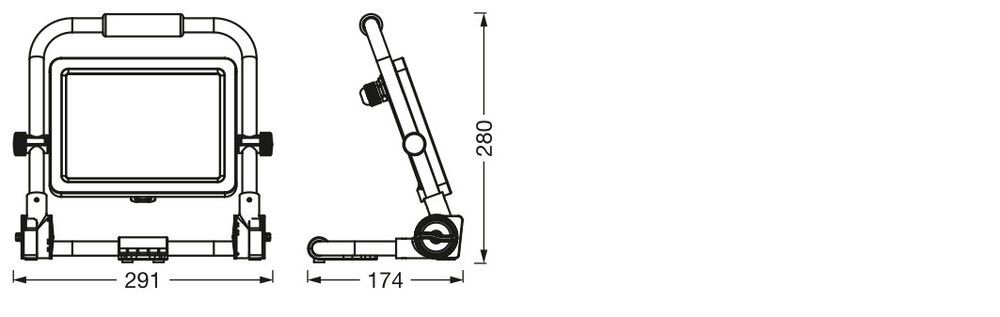 LED-Arbeitsleuchte LED W #4058075831278