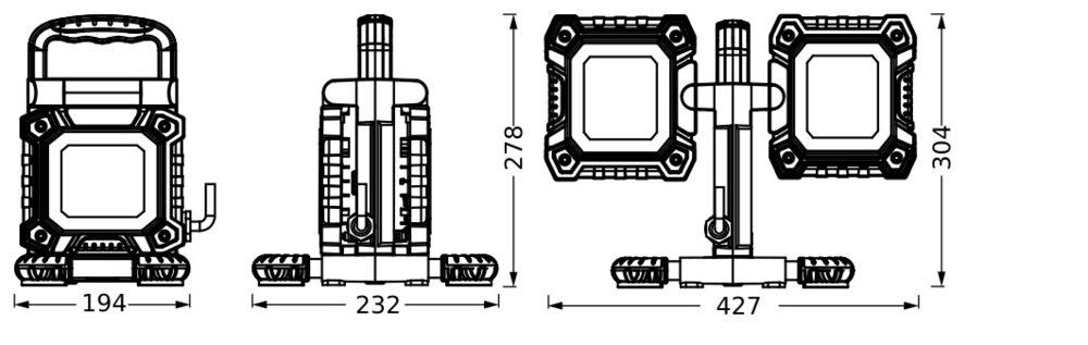 LED-Arbeitsleuchte LED W #4058075831292