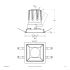 LED-Einbauleuchte modular F03R09SM3840L55P