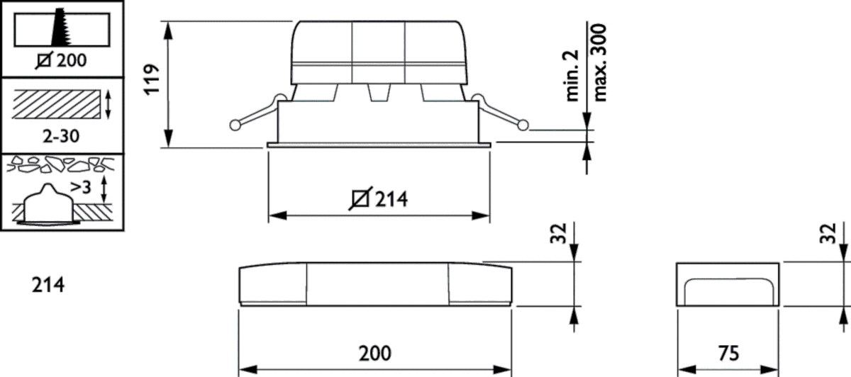 LED-Downlight DN572B LED #97072700