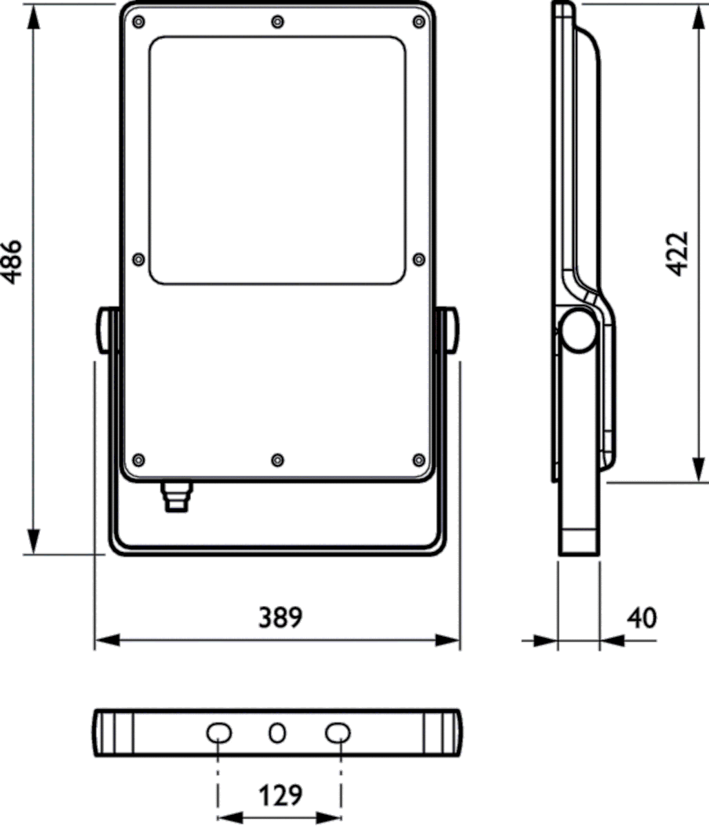 LED-Scheinwerfer BVP13 LED205-4S/730S