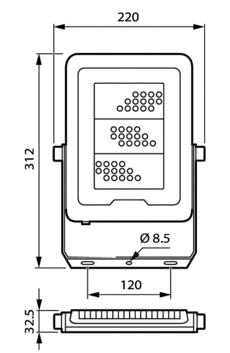 LED-Scheinwerfer BVP164 LED #53496499