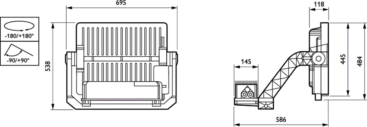 LED-Scheinwerfer BVP5181720 #55319400