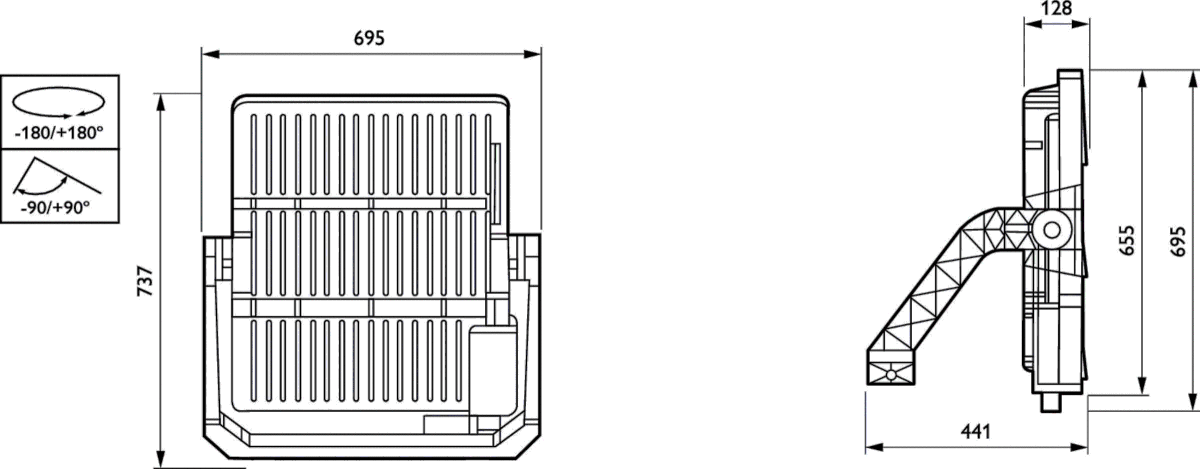 LED-Scheinwerfer BVP5282470 #55331600