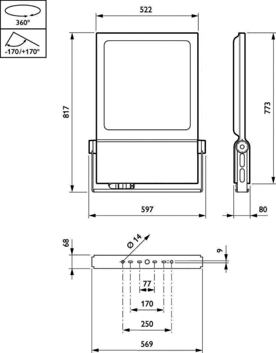 LED-Scheinwerfer BVP651 LED #10811300